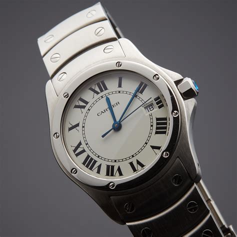 cartier santos 100 movement|santos de cartier quartz round.